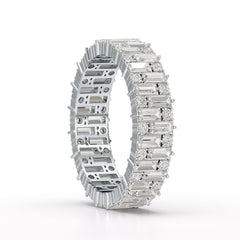 2.31 CT Baguette Cut Classic Lab Diamond Ring
