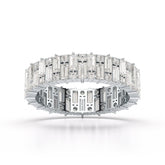 2.31 CT Baguette Cut Classic Lab Diamond Ring