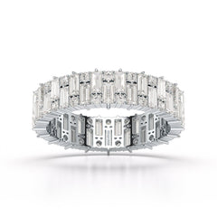 2.31 CT Baguette Cut Classic Lab Diamond Ring