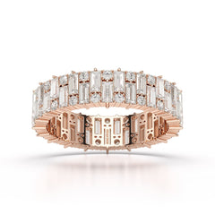 2.31 CT Baguette Cut Classic Lab Diamond Ring