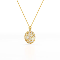 2.33 CT Round Cut Lab Diamond Earring and Pendant Set