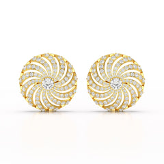 2.33 CT Round Cut Lab Diamond Earring and Pendant Set
