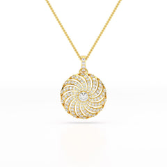2.33 CT Round Cut Lab Diamond Earring and Pendant Set