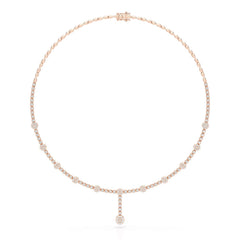 2.4 CT Lab Diamond Drop Necklace