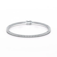 2.5 CT Round cut Lab Diamond Tennis Bracelet
