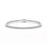 2.5 CT Round cut Lab Diamond Tennis Bracelet