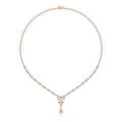 2.5 CT Baguette Cut Lab Grown Diamond Necklace