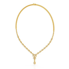 2.65 CT Baguette Cut Lab Grown Diamond Necklace