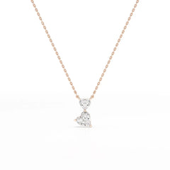 2.83 CT Heart Shaped Lab Diamond Chain Pendant
