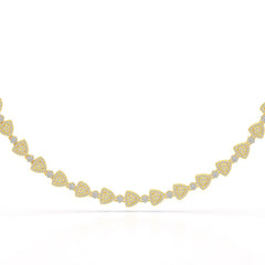 2.66 Carat Lab Grown Diamond Necklace