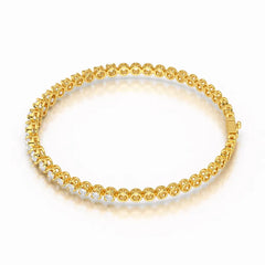 2.94 CT Round Cut Lab Diamond Tennis Bracelet