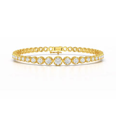 2.84 CT Round Cut Lab Diamond Tennis Bracelet