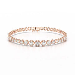 2.84 CT Round Cut Lab Diamond Tennis Bracelet