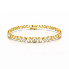 2.94 CT Round Cut Lab Diamond Tennis Bracelet