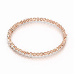 2.84 CT Round Cut Lab Diamond Tennis Bracelet