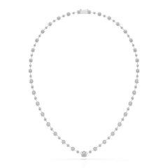 23.28 CT Lab Diamond Round Necklace