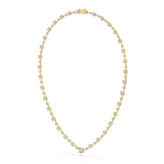 23.28 CT Lab Diamond Round Necklace