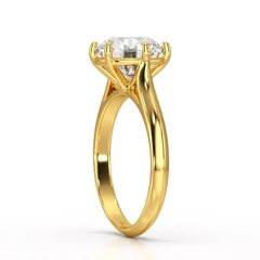 3 CT Solitaire Engagement Lab Grown Diamond Ring - Jama Jewels