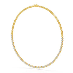 3.8 CT Lab Diamond Tennis Necklace