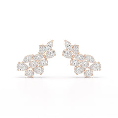 3.4 CT Multi Shape Lab Diamond Stud Earrings