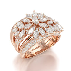 3.58 CT Lab Diamond Layered Ring