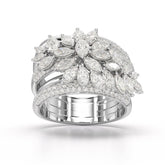 3.58 CT Lab Diamond Layered Ring