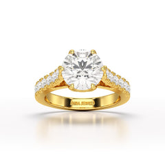 3.62 Carat Lab Diamond Engagement Ring - Jama Jewels