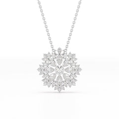 3.67 CT Lab Diamond Multi Shape Pendant