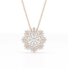 3.67 CT Lab Diamond Multi Shape Pendant