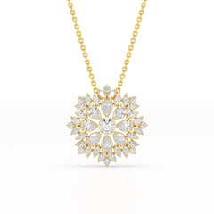 3.67 CT Lab Diamond Multi Shape Pendant