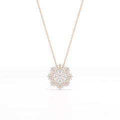 3.67 CT Lab Diamond Multi Shape Pendant