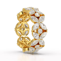 3.68 CT Marquise Cut Lab Diamond Ring