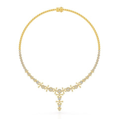 3.85 CT Lab Grown Diamond Drop Necklace
