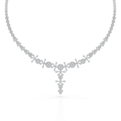3.96 CT Lab Grown Diamond Drop Necklace