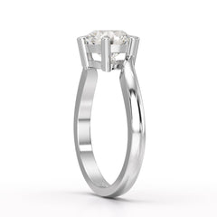 3 CT Lab Diamond Classic Solitaire Ring