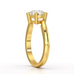 3 CT Lab Diamond Classic Solitaire Ring