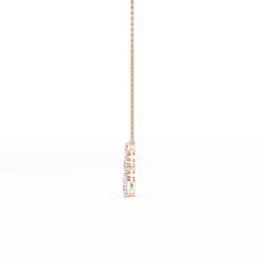 4.3 CT Heart Cut Lab Diamond Chain Pendant