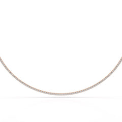 4.61 Carat Diamond Line Necklace