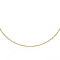 4.61 Carat Diamond Line Necklace