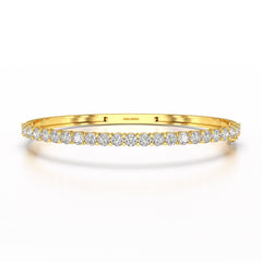 4.6 CT Lab Diamond Round Cut Bangle