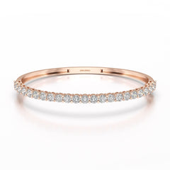4.6 CT Lab Diamond Round Cut Bangle