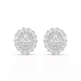4.85 CT Lab Diamond Multi Shape Stud Earrings