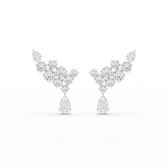 5.8 CT Lab Diamond Dangle Earrings