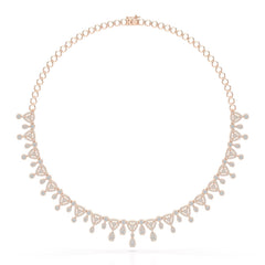 5 CT Lab Grown Diamond Bridal Necklace