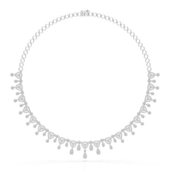 5 CT Lab Grown Diamond Bridal Necklace
