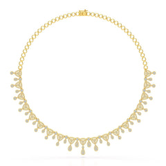 5 CT Lab Grown Diamond Bridal Necklace