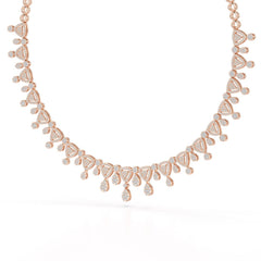5 CT Lab Grown Diamond Bridal Necklace