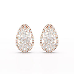 6 CT Lab Diamond Multi Shape Stud Earring