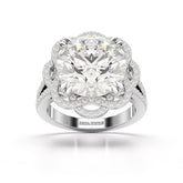 8.9 CT Lab Diamond Round Cut Halo Diamond