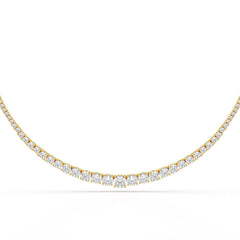 9.35 Carat Lab-Grown Diamond Riviere Necklace - Jama Jewels
